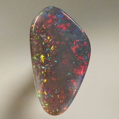 SOLID BLACK OPAL Sparkling Pinfire pattern, bright fire
